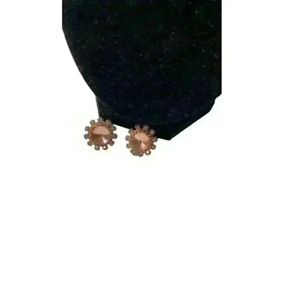 Round cluster necklace and earring set - Picture 2 of 4